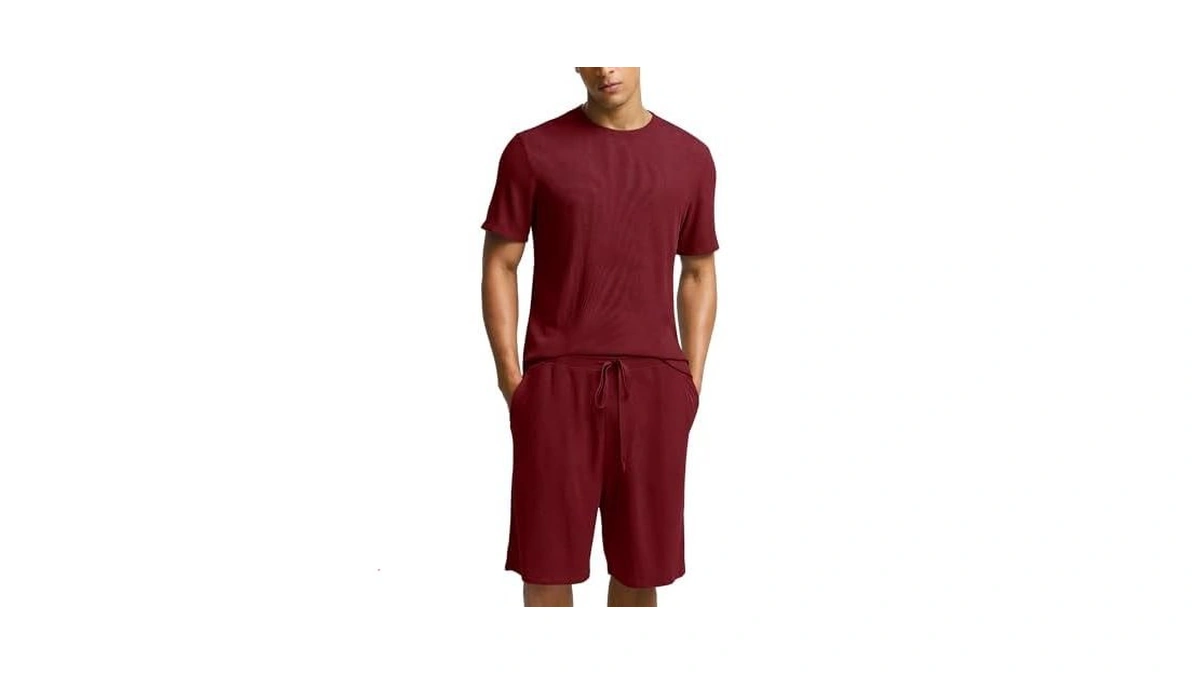 Amazon : Popilush Mens Pajamas Set Soft Comfy Mod
