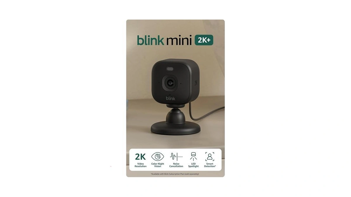 Blink Mini 2k+ (newest Model) – Plug-in Home & Pet