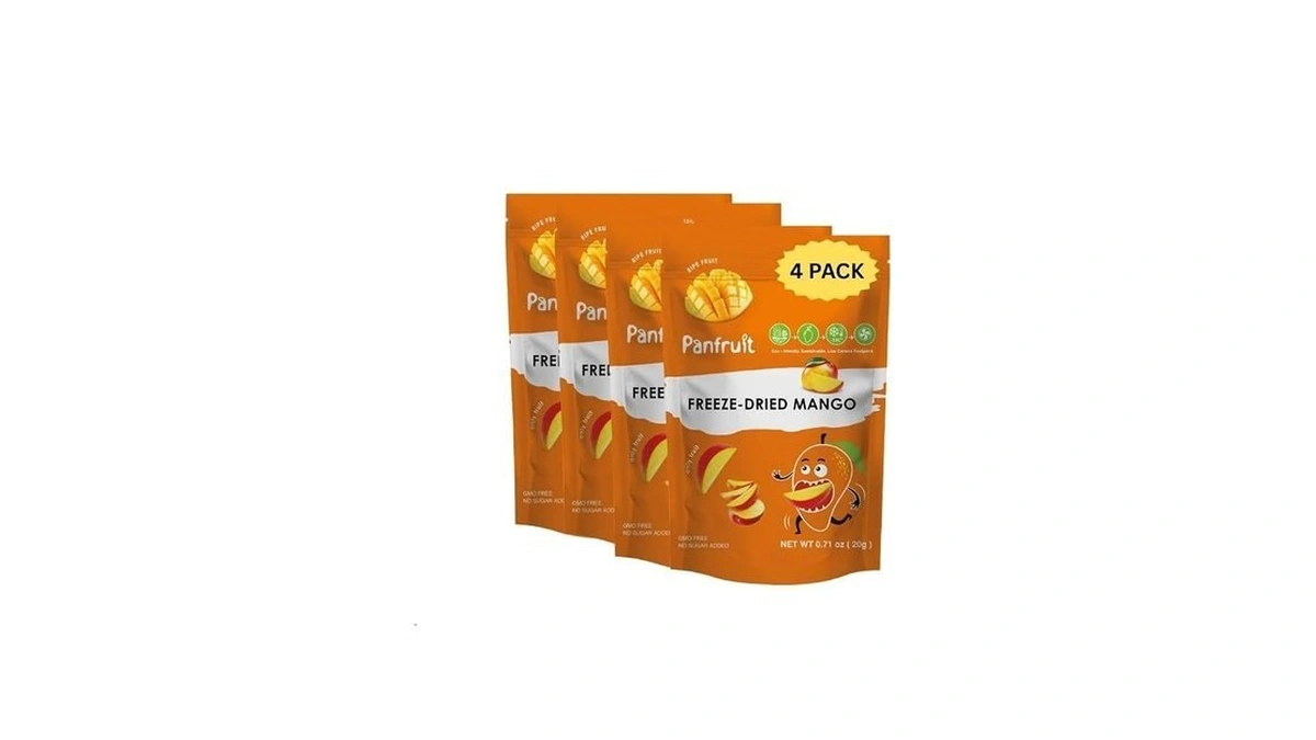 Panfruit Freeze-dried Mango Snacks – 100% Natural, No Sugar Added,