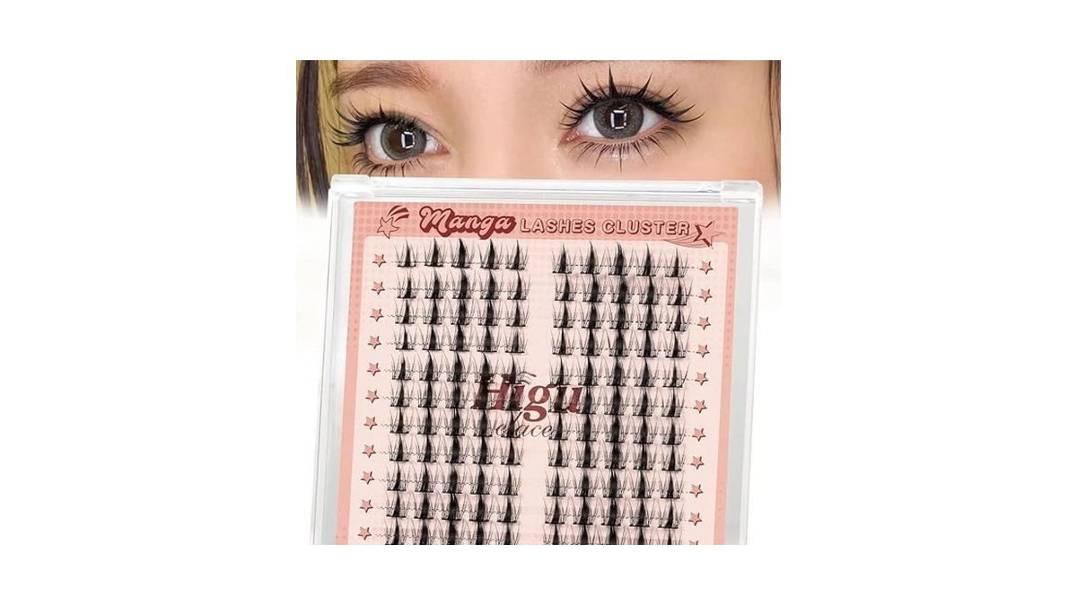 Higu Clace Fairy-lash-clusters,120pcs Manga Lash Clusters Diy Cluster Eyelash Extensions