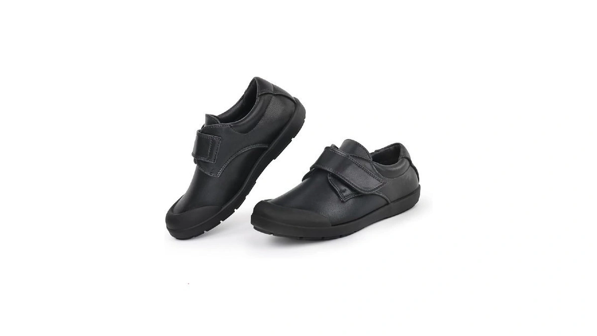 Tobfis Boy's Strap School Uniform Shoes Durable Casual Comfort Dress