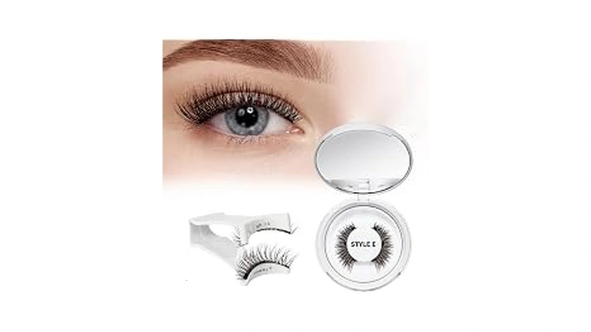 Quewel No Glue Needed Eyelashes, Magnetic Eyelashes Natural Look, Reusable
