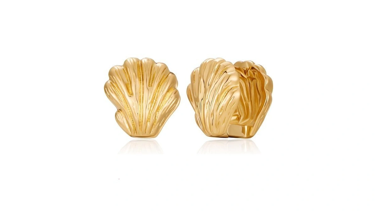 Famarine Shell Stud Earrings For Women Trendy,dainty Seashell Earrings Fashion