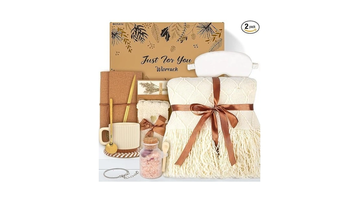 Wisreach Spa Gift Basket For Women, Self Care & Get