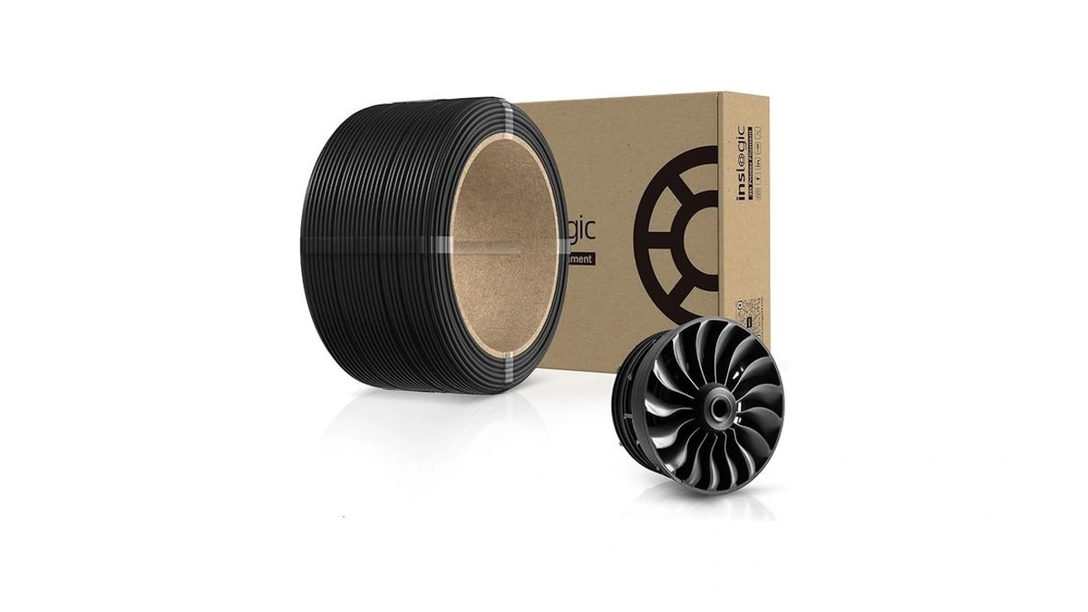 Inslogic Pa12-cf Filament 1.75mm, 250g Refill Carbon Fiber Nylon Filament,