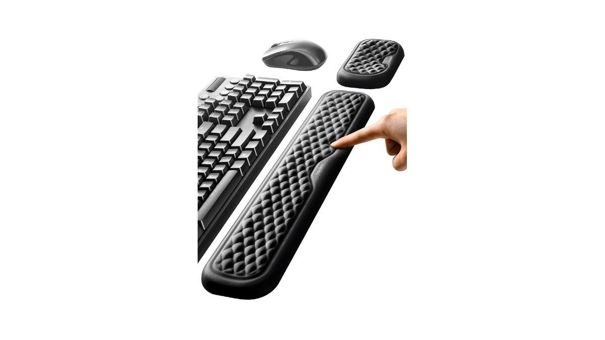 Vaydeer Wrist Rest For Keyboard And Mouse, Computer Ergonomic Wrist