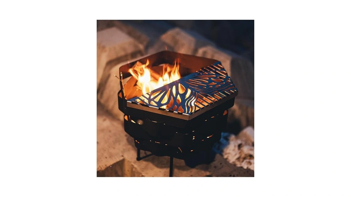 Fire Pit, Halo Fire Place Outdoor Portable Wood Fire Pits