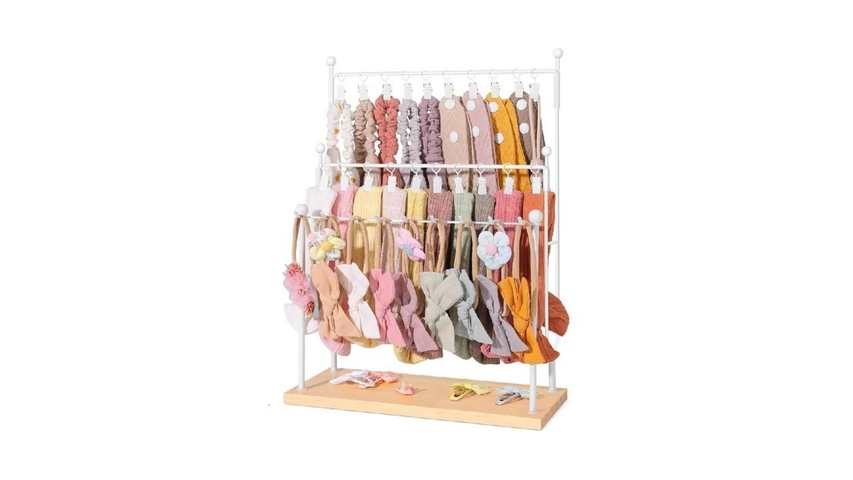 Headband Holder Bow Organizer For Girls Head Band Storage, Metal