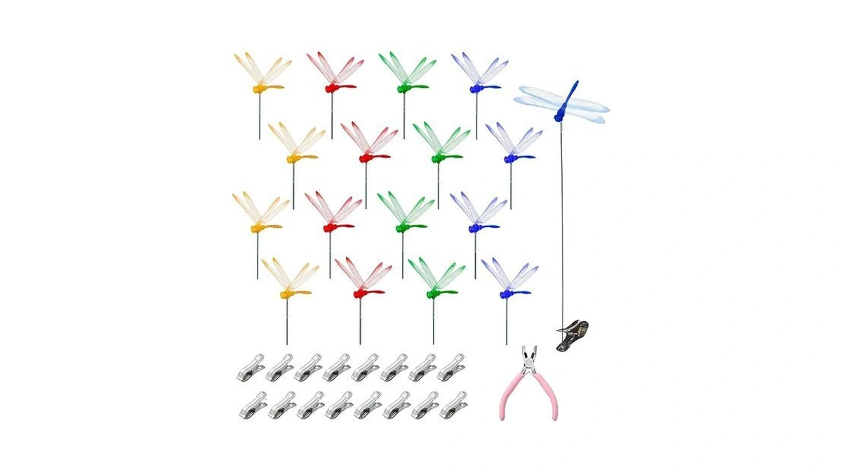 Xyntara Dragonfly Clip 16 Pcs - Diy Dragon Fly Clips