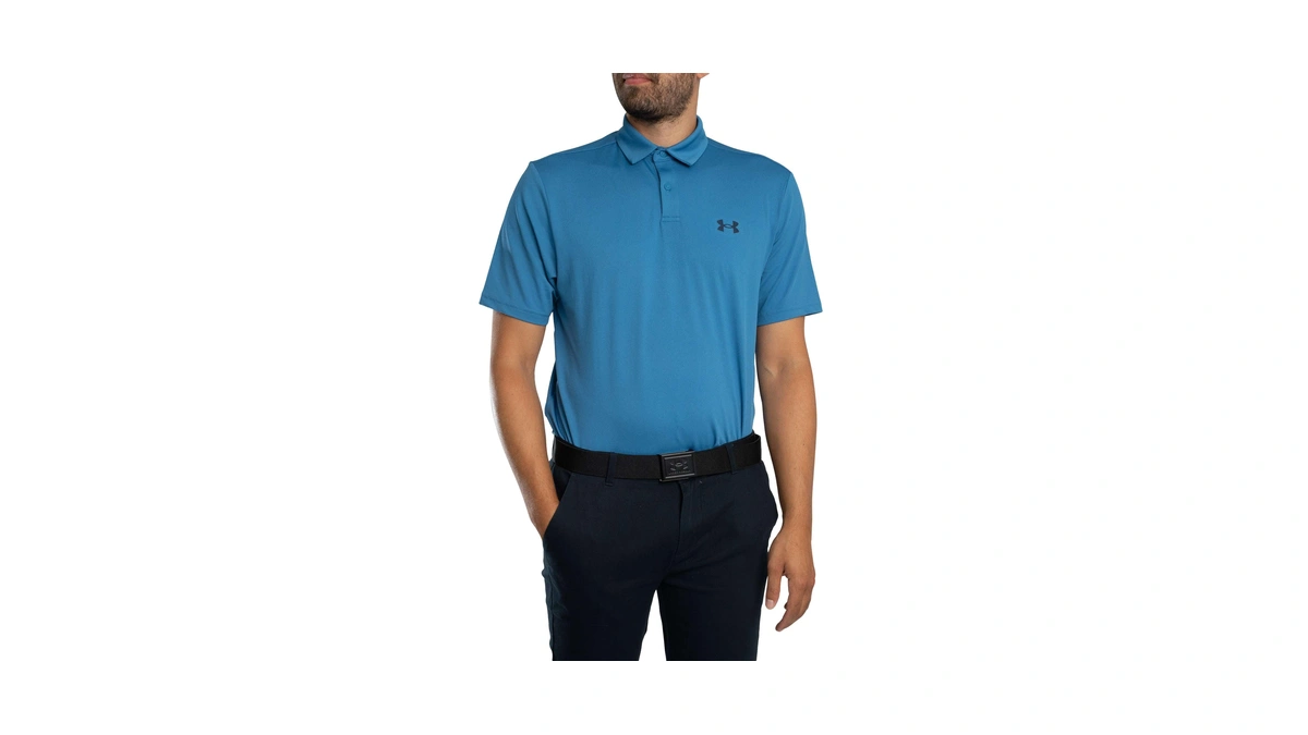Under Armour Men's Matchplay Golf Polo, (430) Aegean Blue /