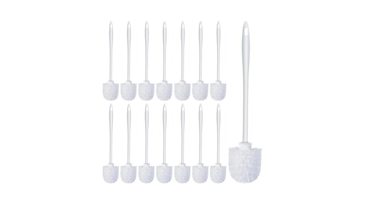 Gabotrie 15 Pcs Toilet Brushes, 14.2 Inch Toilet Bowl Brush,