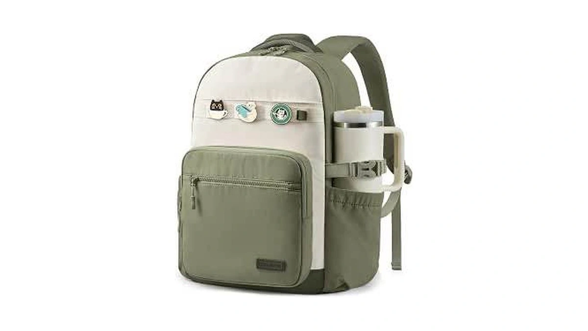 Lovevook Laptop Backpack For Women With Large Tumbler Holder,lightweight Travel