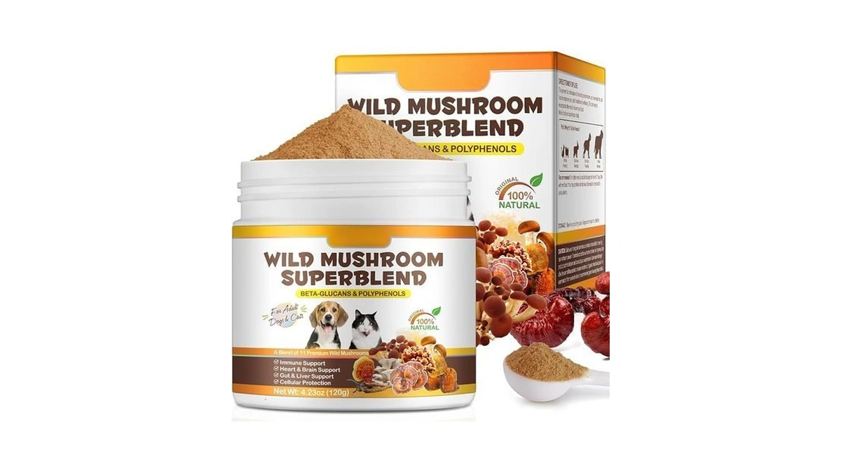 Mushroom Powder For Dogs & Cats - Lipoma, Immune &