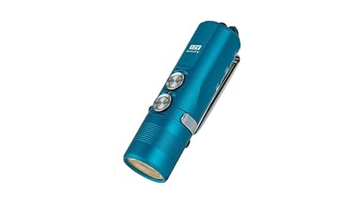 Rovyvon A23 Small Pocket Flashlight Super Bright 1,000 Lumens Dual