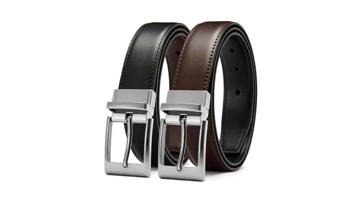 Chaoren Reversible Belt Men 1 Piece - 1.25" Leather Dress