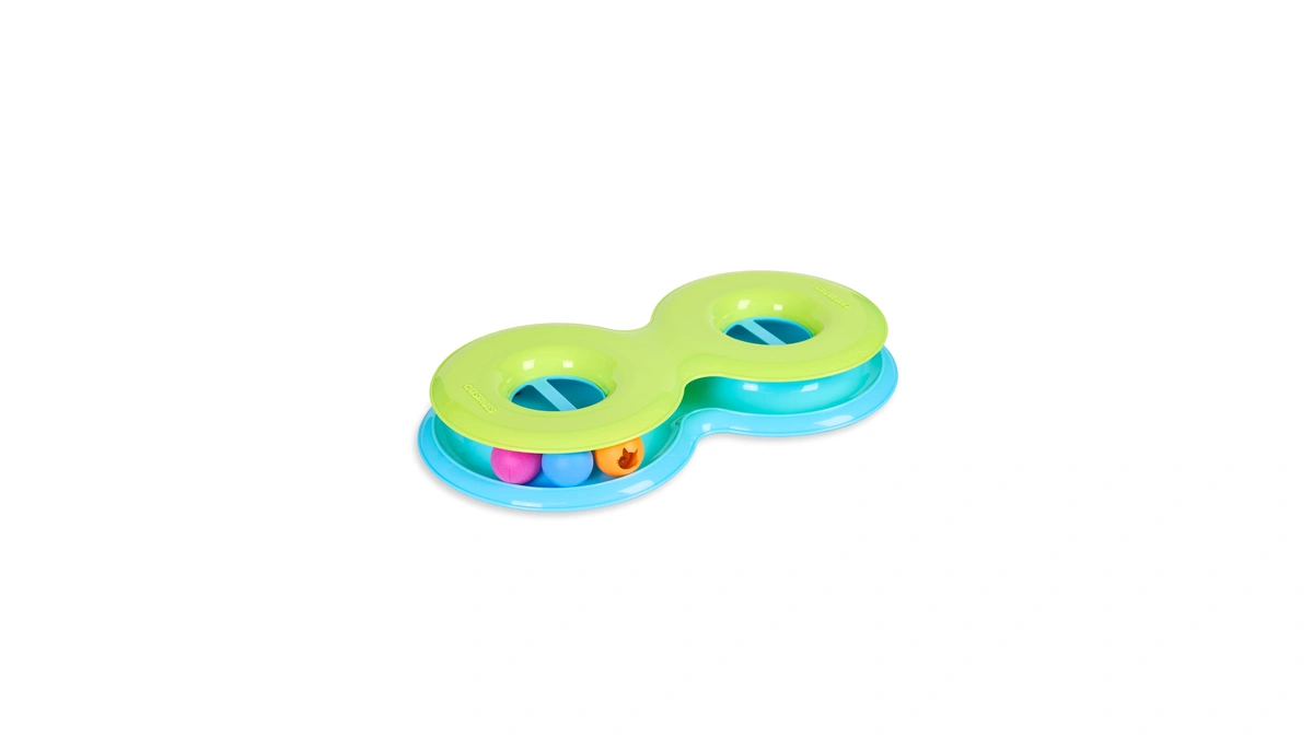 Catstages Infinity Ball Track For Cats With Two Balls, Including