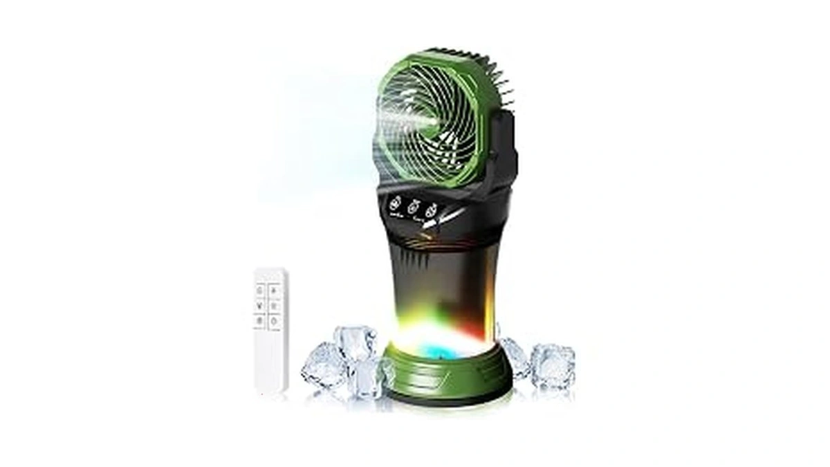 Daonlc Portable Misting Fan With Remote Mah R...