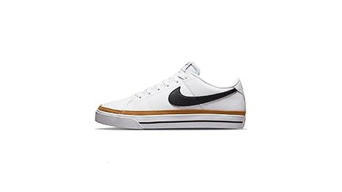 Nike Women's Court Legacy Next Nature Shoes, White/black-desert Ochre-team Orange,