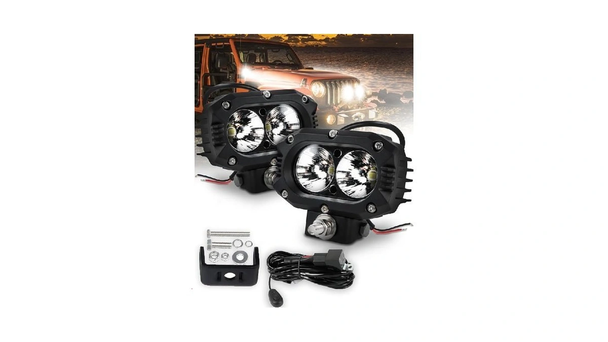 Navoroge 4inch Led Driving Pod Light, Led Square Off-road Light