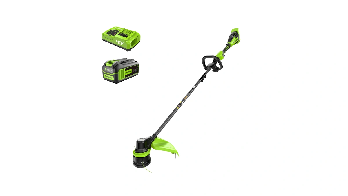 Greenworks 40v 17 In Cordless String Trimmer, 5.0 Ah Battery