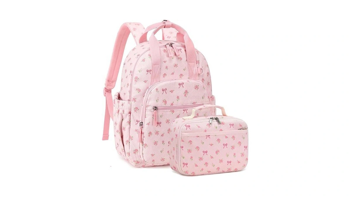 Bluboon Backpack For Girls Kids Preschool Backpack With Lunch Box