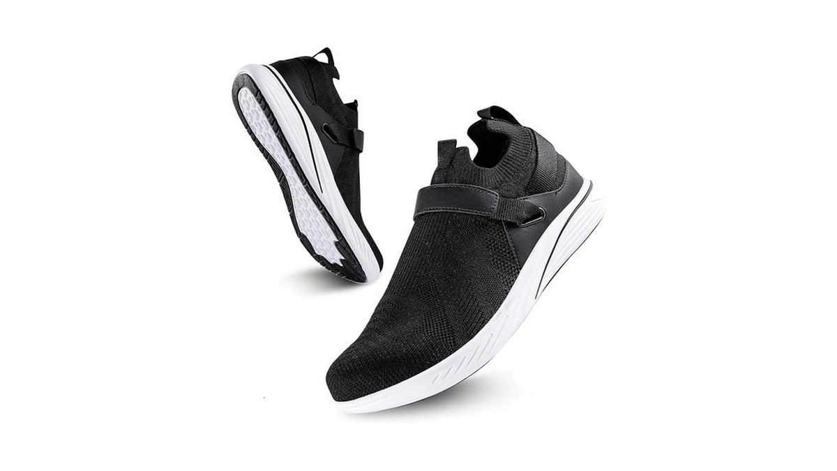 Rosrabit Men's Walking Shoes, Wide Toe Box Breathable Barefoot Shoes