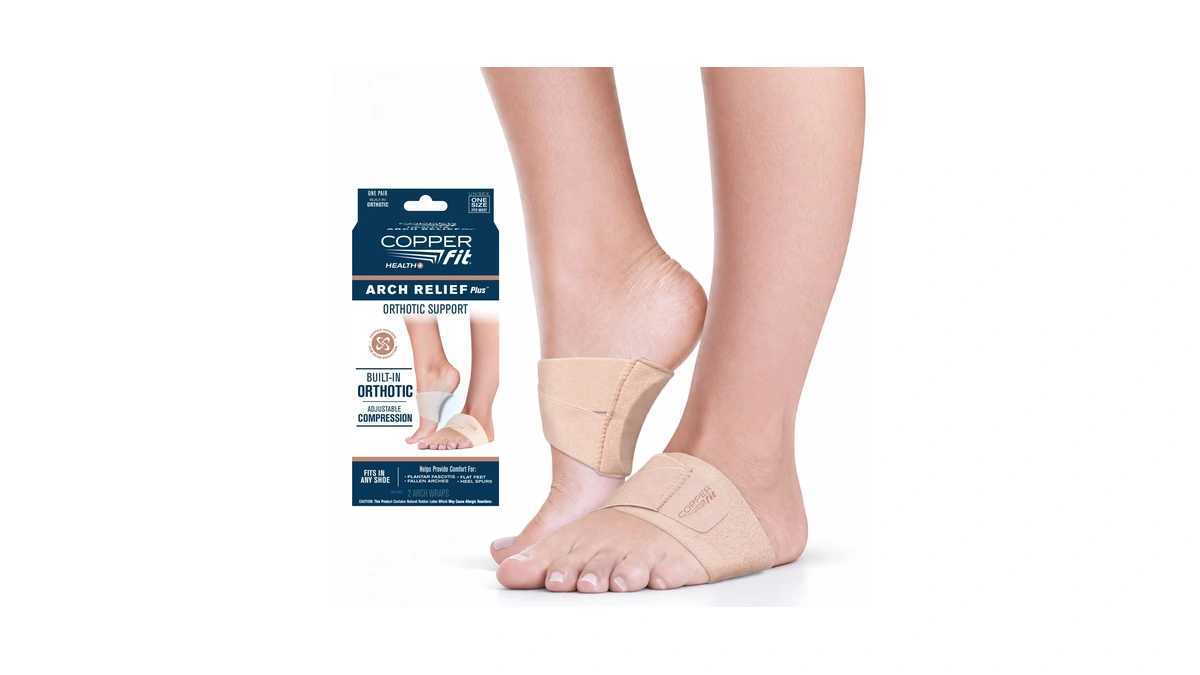 Copper Fit Arch Relief Plus β Compression Wrap With Orthotic