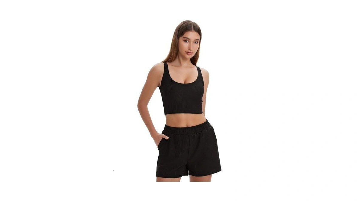 Yoakuka Women's Two Piece Sets Summer Casual Outfits 2026 Sleeveless