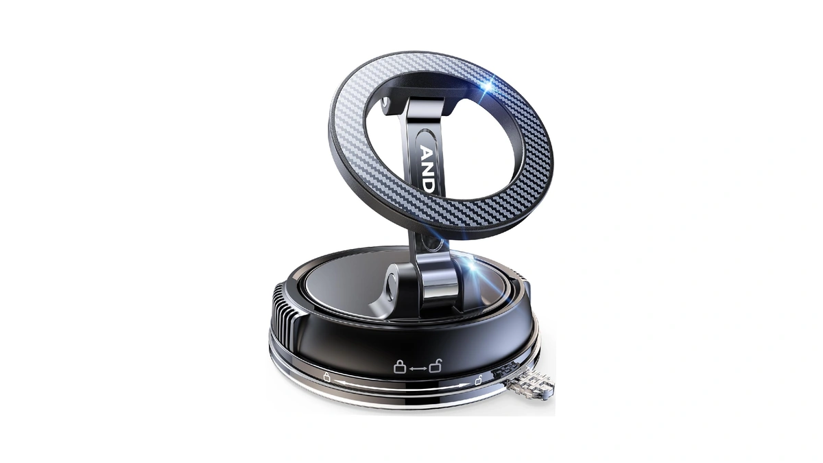 Andery Car Phone Holder For Magsafe [78+lbs Max Suction &