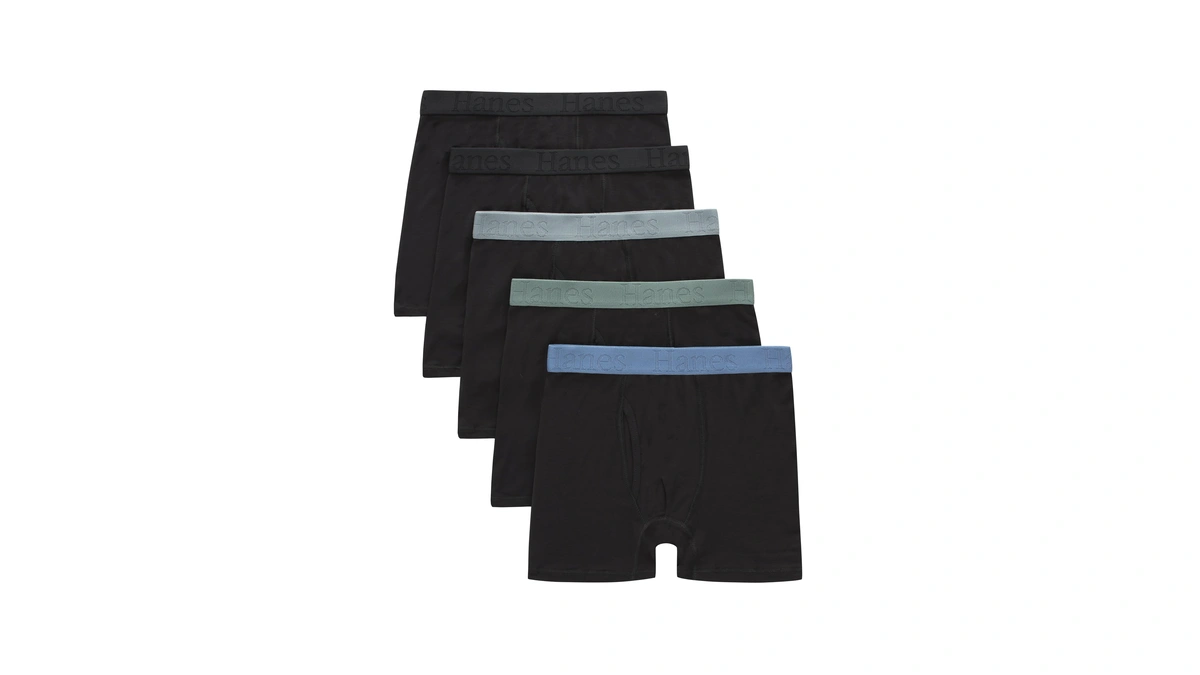 Hanes Ultimate Boys' Originals Supersoft Boxer Brief Underwear, Viscose From