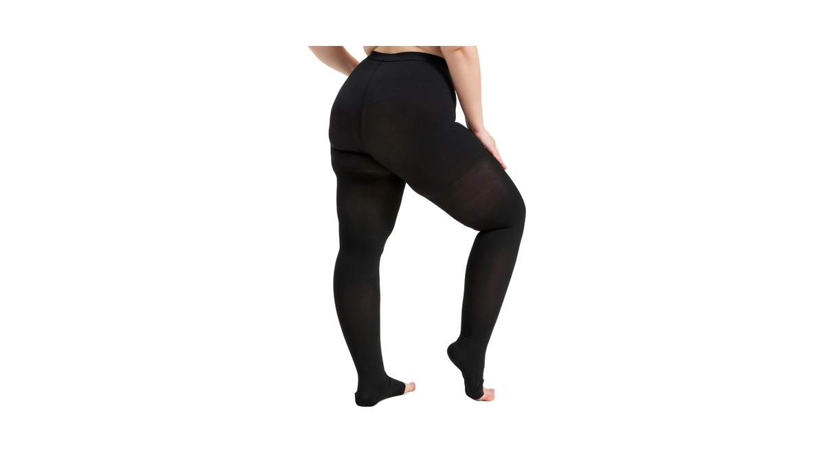 Mgang Plus Size 20-30 Mmhg Medical Compression Pantyhose For Varicose