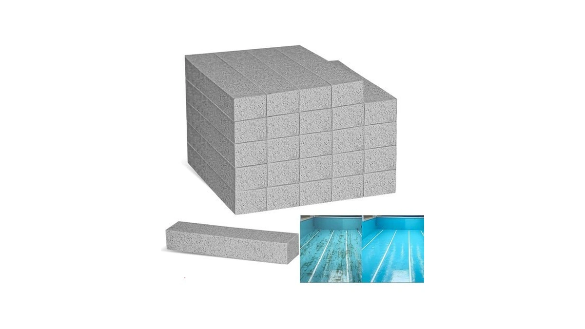 Emycool 25 Pack Pumice Stone For Cleaning Pool, Pool Pumice