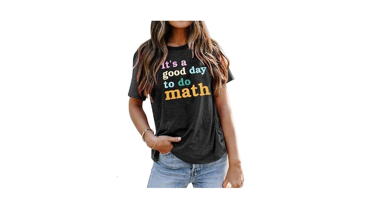 Fayaleq Happy First Day Of School Shirt For Women Math