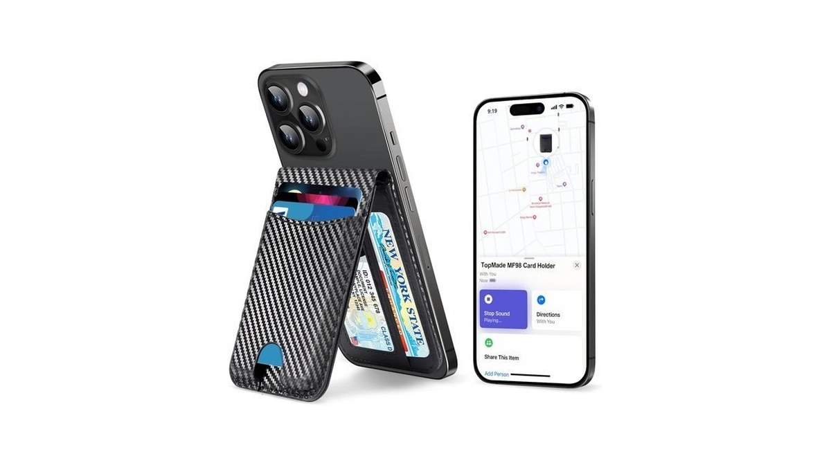 Topmade For Magsafe Wallet, Works With Apple Find My, Strongest