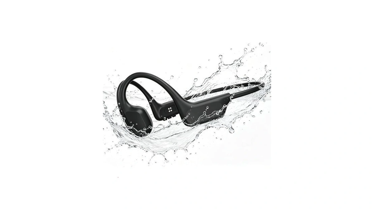 Bone Conduction Headphones, Ipx8 Waterproof Swimming Headphones, Open Ear Headphones