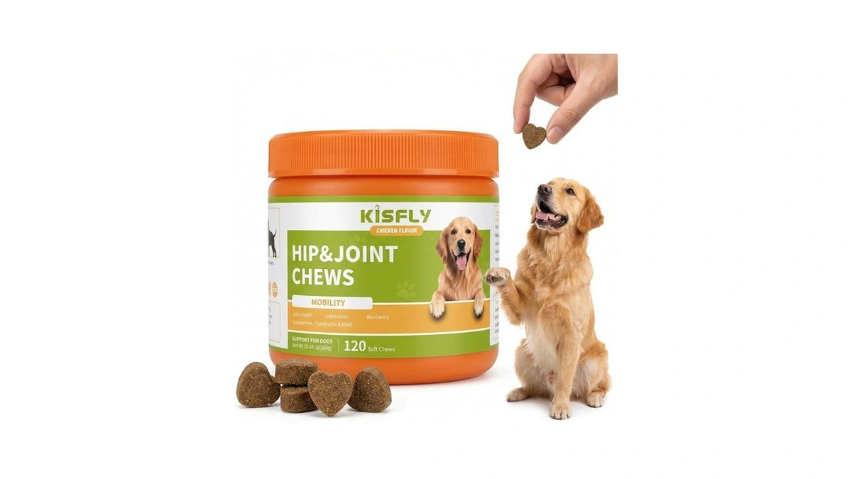 Kisfly Hip & Joint Chews For Senior Dogs – Advanced
