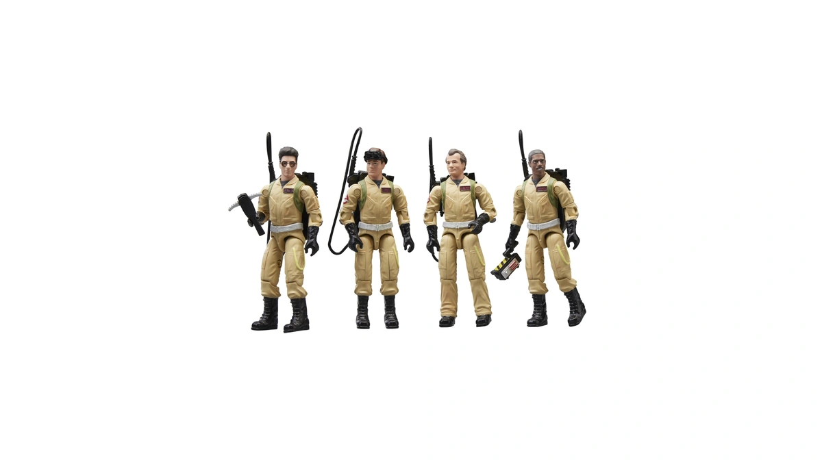 Ghostbusters Plasma Pack O-ring Action Figure Set, 40th Anniversary 3.75-inch-scale