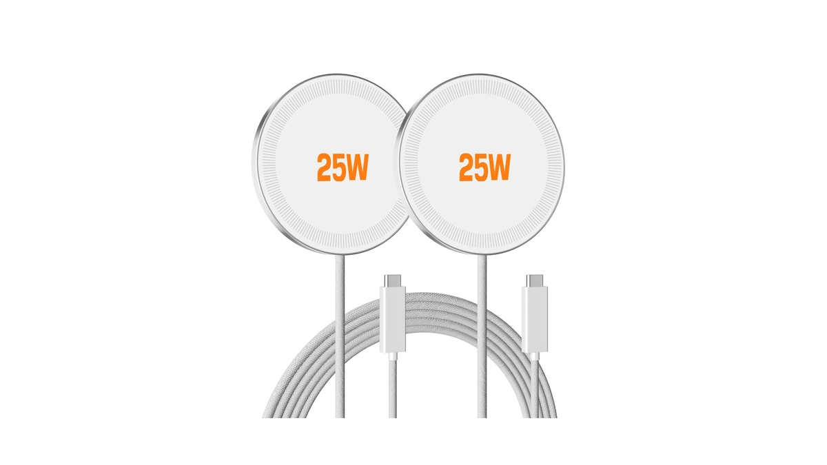 Magsafe 25w Wireless Charger For Apple Magnetic Fast Charging Pad