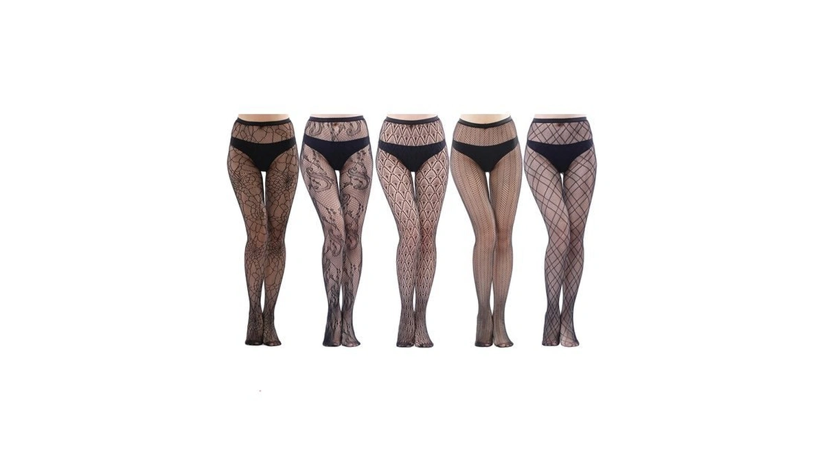 Jaliyo Sexy Fishnet Stokings Floral Lace Pantyhose Patterned Leggings Tights