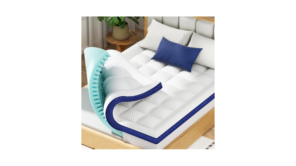 Bedelite Dual Layer 4 Inch King Size Memory Foam Mattress