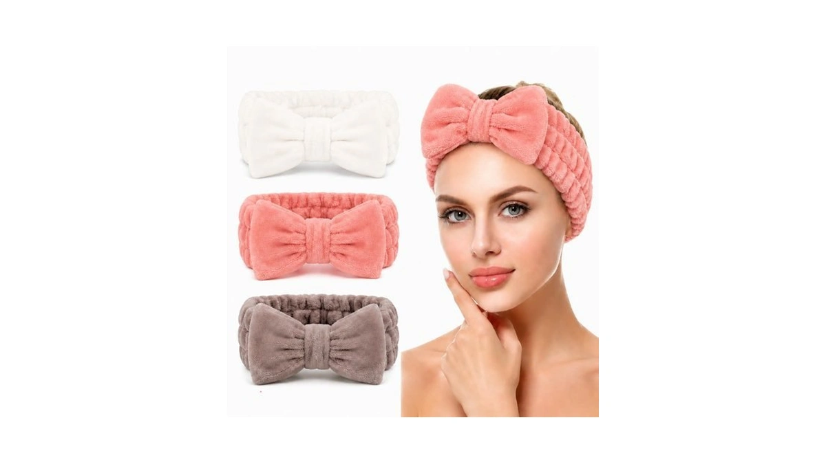 3 Pieces Spa Headbands For Women Makeup Headband For Washing