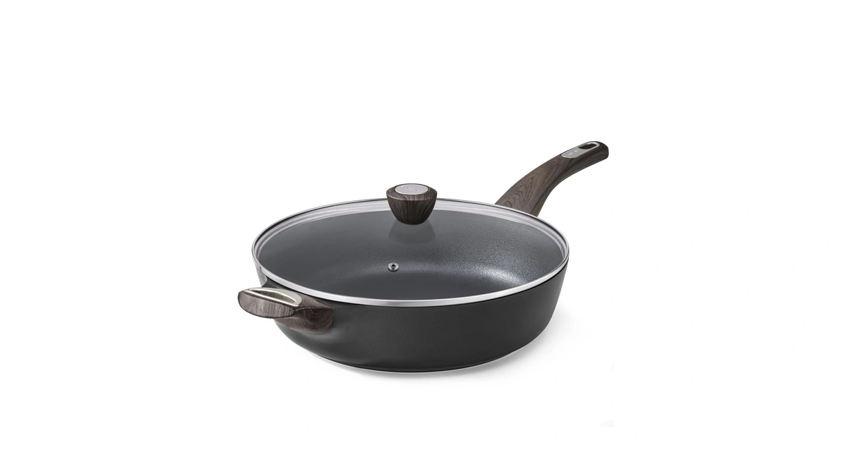 Sensarte Nonstick Frying Pan Skillet With Lid, 12 Inch Large