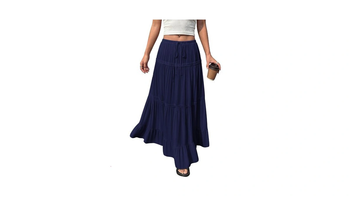 Btfbm Spring Skirts For Women 2026 Summer Boho Beach Vacation