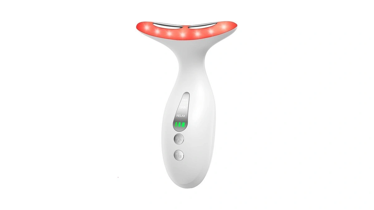 Neck Massager — Portable Facial/neck Massager With Constant Temperature Heat