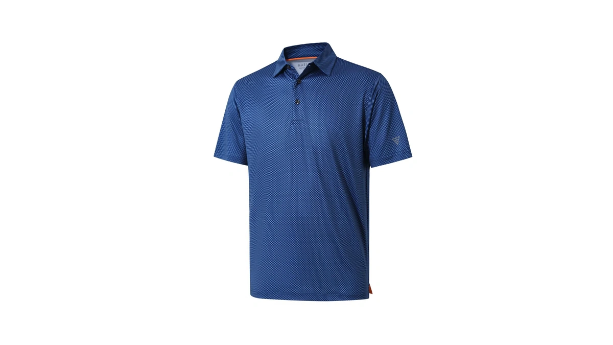 Golf Shirts For Men Dry Fit Short Sleeve Print Performance