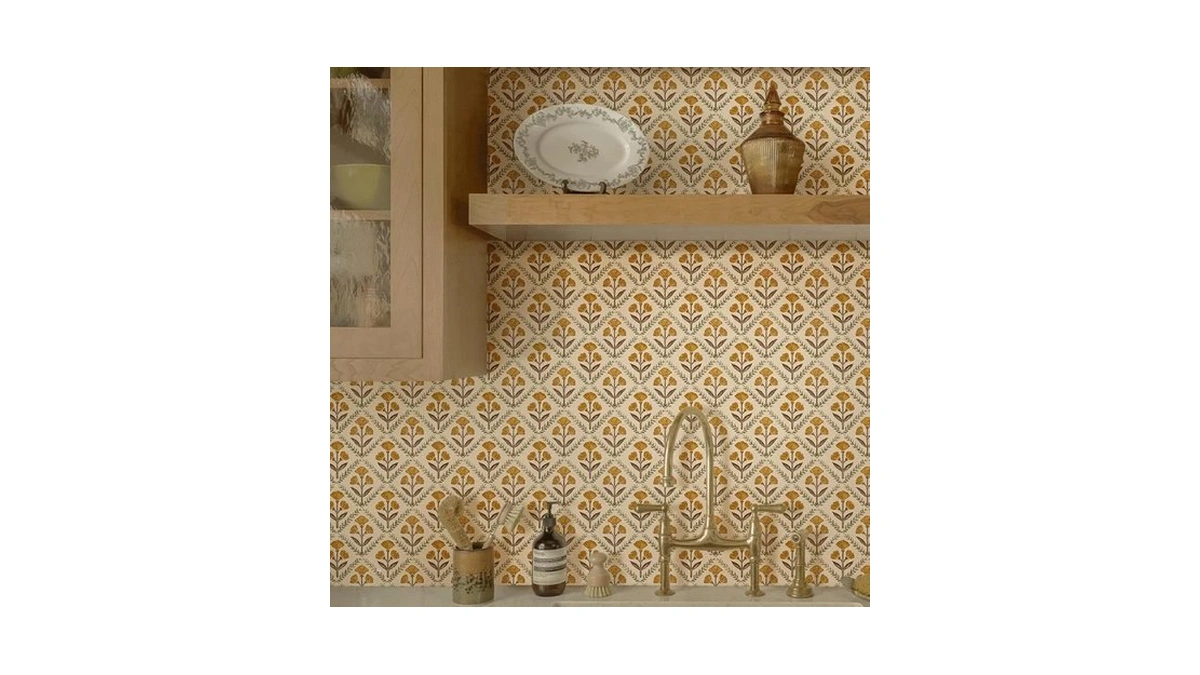 Dimoon 17.3''x78.7'' Peel And Stick Wallpaper Floral Cute Contact Paper