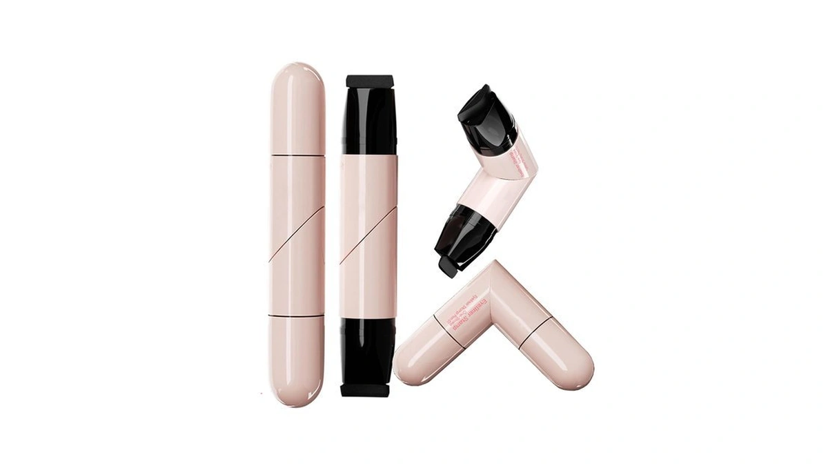 Lucknest 2pcs Gel Eyeliner Pencil Set, Foldable Eyeliner Stamp For