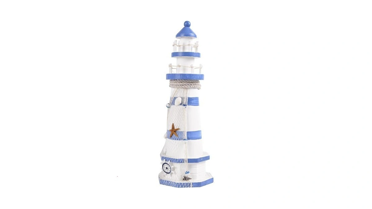 Chezmax Nautical Ocean Lighthouse Decor For Home - 15.0" Nautical