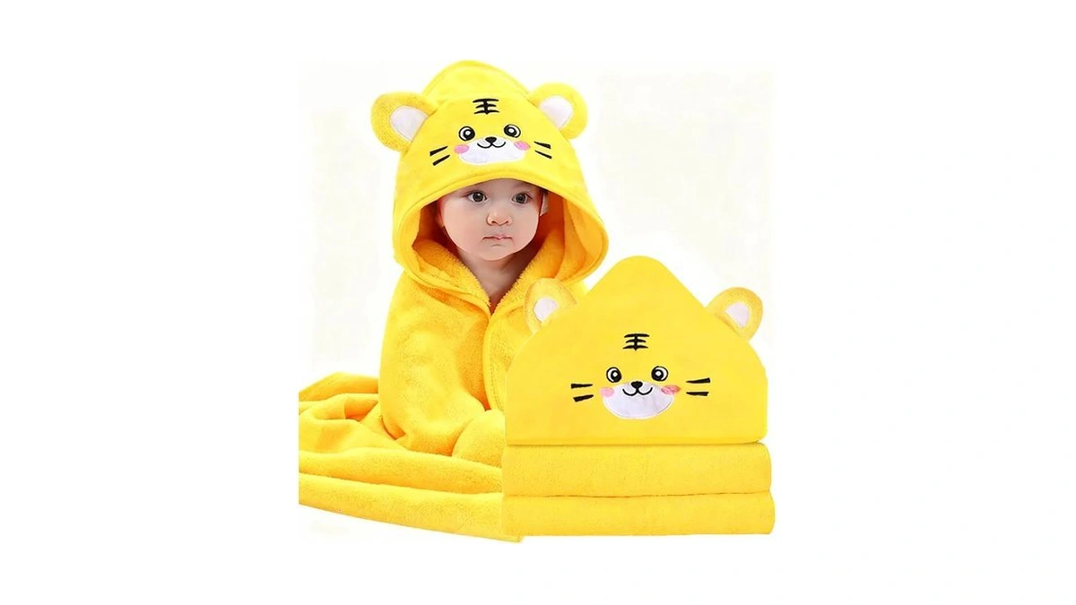 Roxanepig Hooded Baby Towels - Premium Ultra Soft Organic Baby