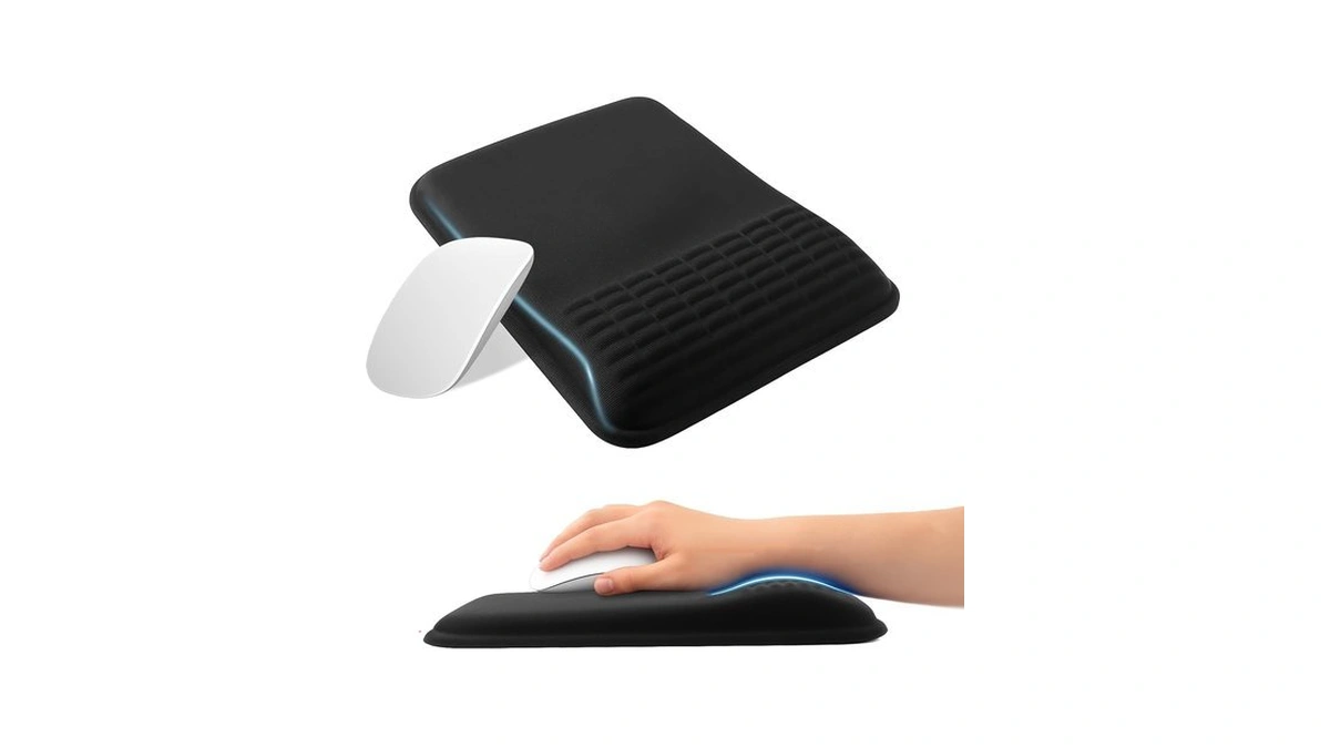 Ergonomic Mouse Pad With Wrist Rest Set